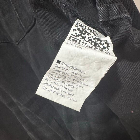 Black Denim Easel Overalls - Picture 5 of 6